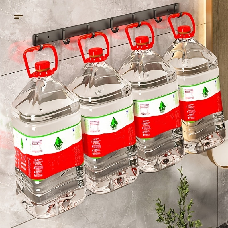 Modern Black Aluminium Wall Mounted Hooks - Perfect for Towels, Coats and Clothes in Your Bathroom!