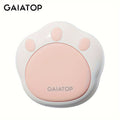 GAIATOP 2pcs Cute Cat Paw Hand Warmers - Portable, Rechargeable USB-C, Magnetic, Perfect for Boys & Girls in Cold Weather - Pink