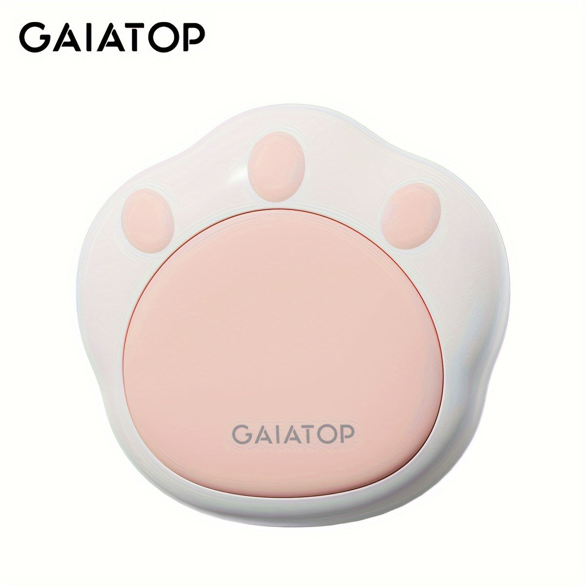 GAIATOP 2pcs Cute Cat Paw Hand Warmers - Portable, Rechargeable USB-C, Magnetic, Perfect for Boys & Girls in Cold Weather - Pink