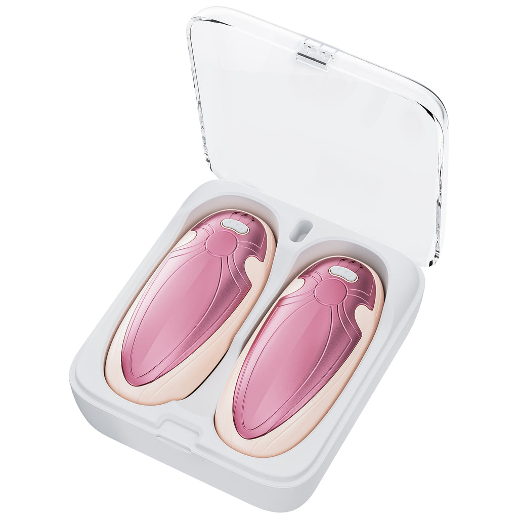 2pcs Rechargeable Hand Warmers - Wireless USB Pocket Warmer with 15 Hour Battery Life, Adjustable Temperature for Hunting, Golf, Camping & Skiing - Perfect Christmas Gift, Flagship 2024, Carnival