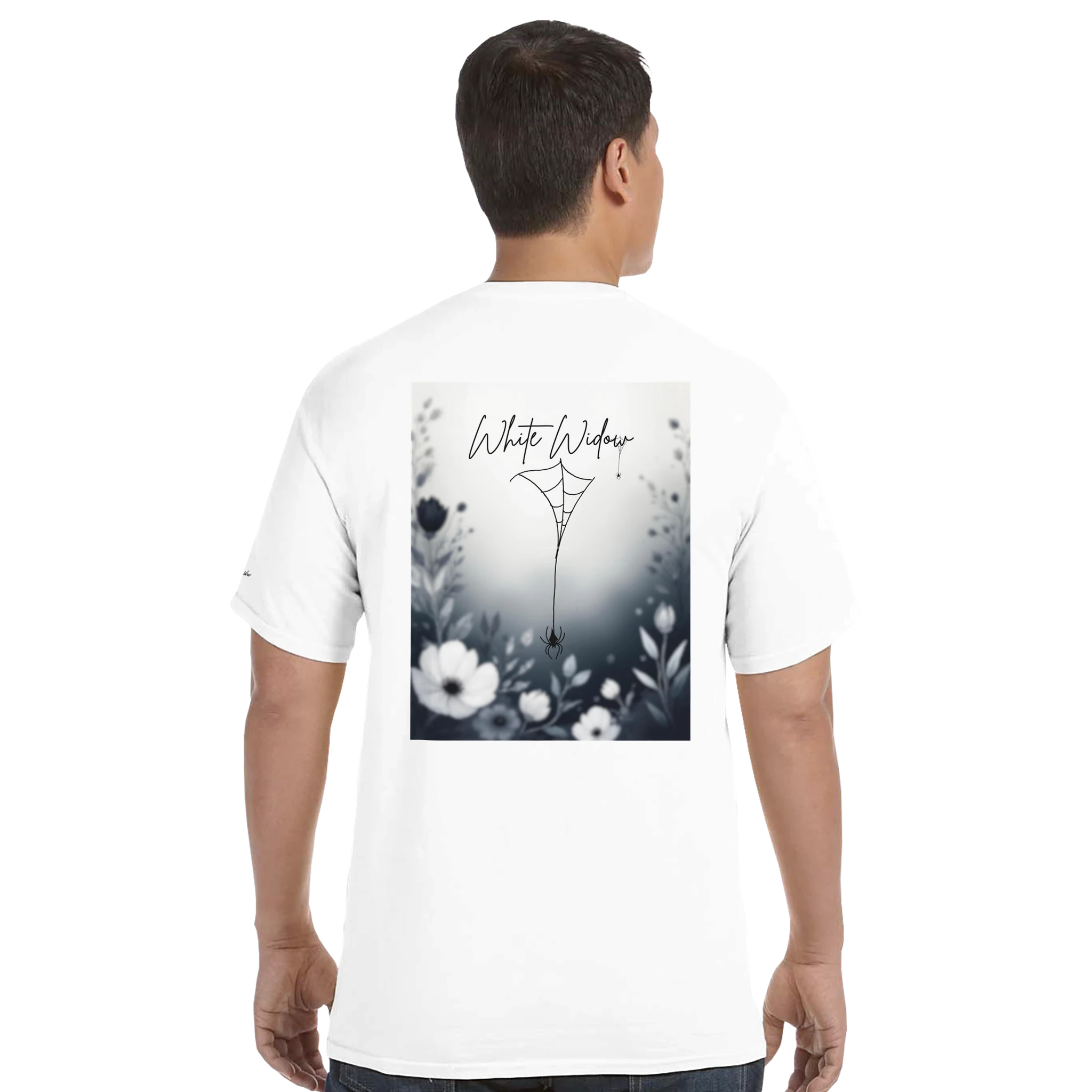 White Widow Unisex Heavyweight Crewneck T-Shirt