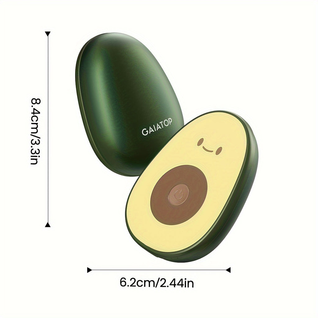 2pcs Magnetic Hand Warmers, 4000mAh Rechargeable Hand Warmer, 3 Heat Settings Electric Pocket Portable Hand Heater Gifts For Women, Men, Outdoor, Camping, Hunting Green