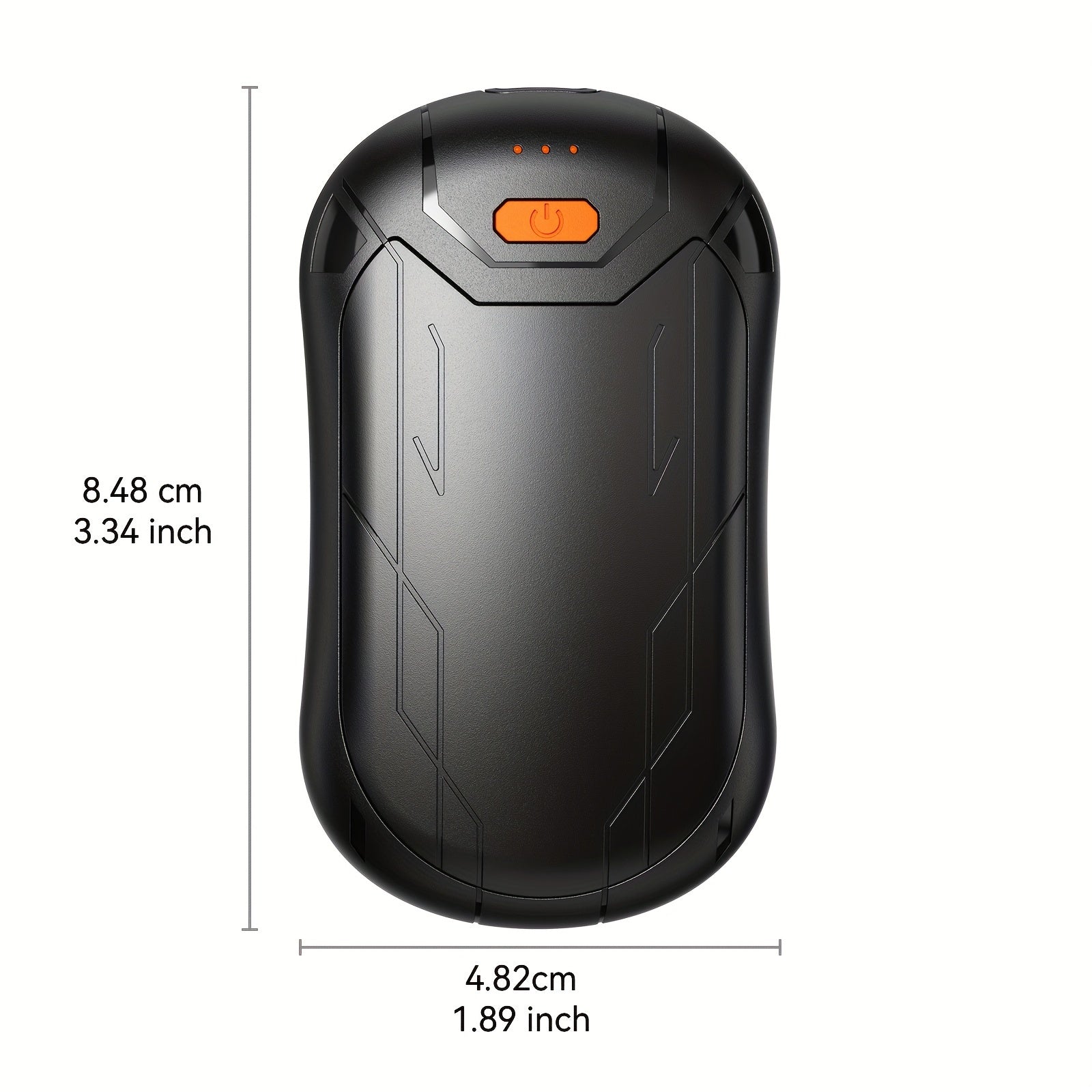 2pcs Rechargeable Hand Warmers - Wireless USB Pocket Warmer with 15 Hour Battery Life, Adjustable Temperature for Hunting, Golf, Camping & Skiing - Perfect Christmas Gift, Flagship 2024, Carnival