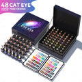 JTING New Nail Unique Design 48 Colors Cat Eye Gel Polish Collection Set Box with Free Color Book Nail OEM ODM Private Label