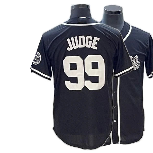 Custom Aaron Judge Jersey All-Stitched Name Number Button down Shirt for NY Fans Plus Size Available Breathable Feature