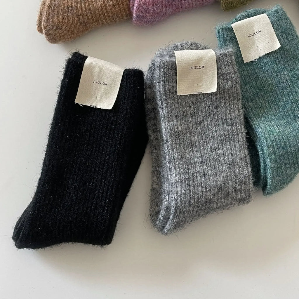 Women Socks Solid Socks for Male Men Socks Against Cold Snow Terry Socks Wholesale