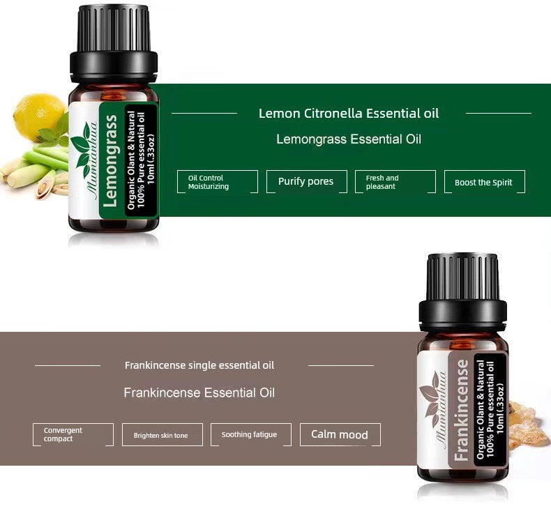 Aroma Diffuser Essential Oil Aromatherapy Replenisher Mint Rosemary Lemongrass Lavender Rose Single Mosquito Repellent Organic Essence Oil