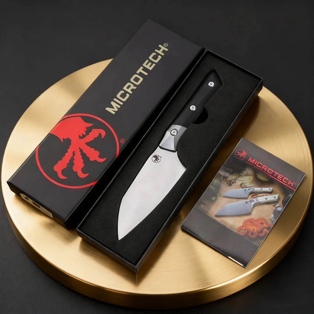 MICROTECH- Camping,hiking, hunting, mini boning knives, and sharp fruit knives