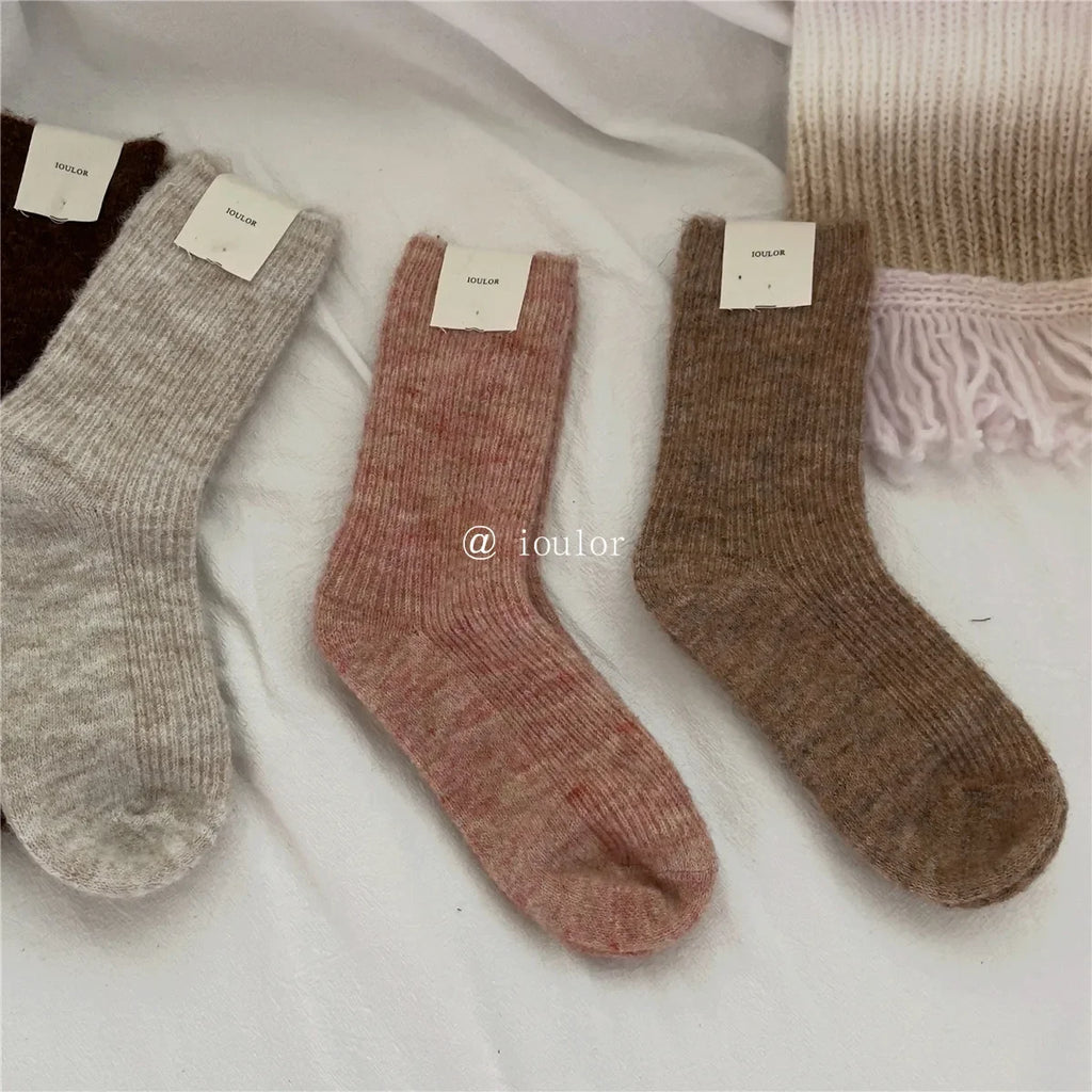 Women Socks Solid Socks for Male Men Socks Against Cold Snow Terry Socks Wholesale