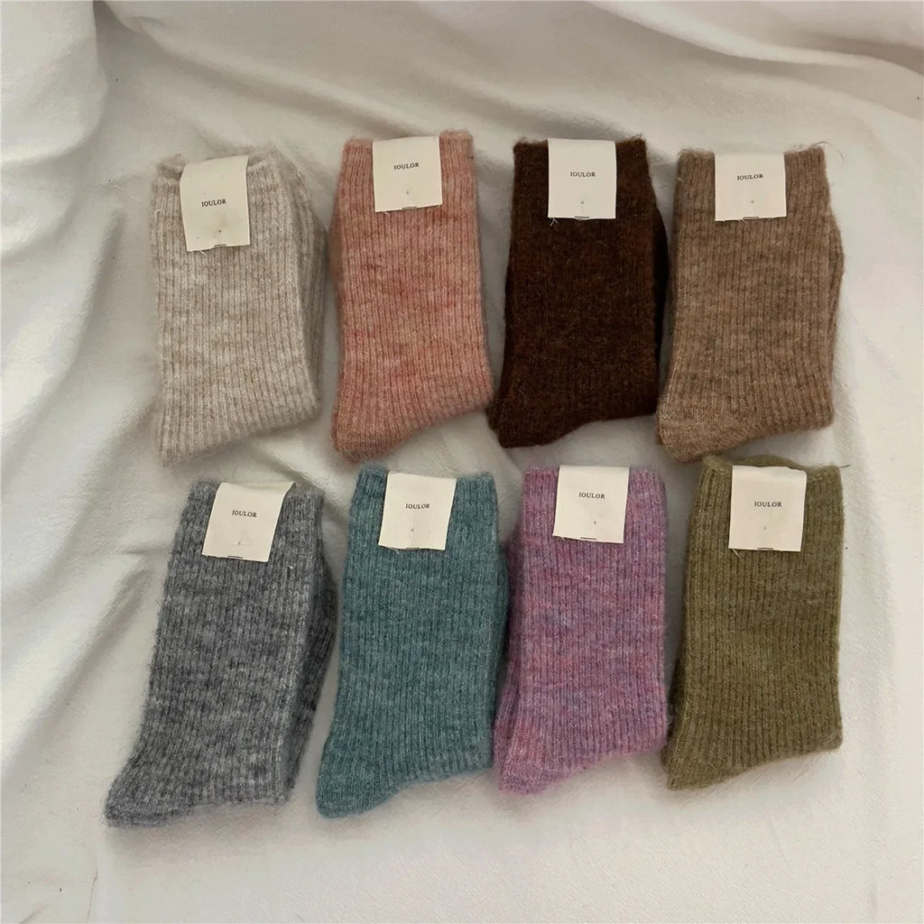 Women Socks Solid Socks for Male Men Socks Against Cold Snow Terry Socks Wholesale