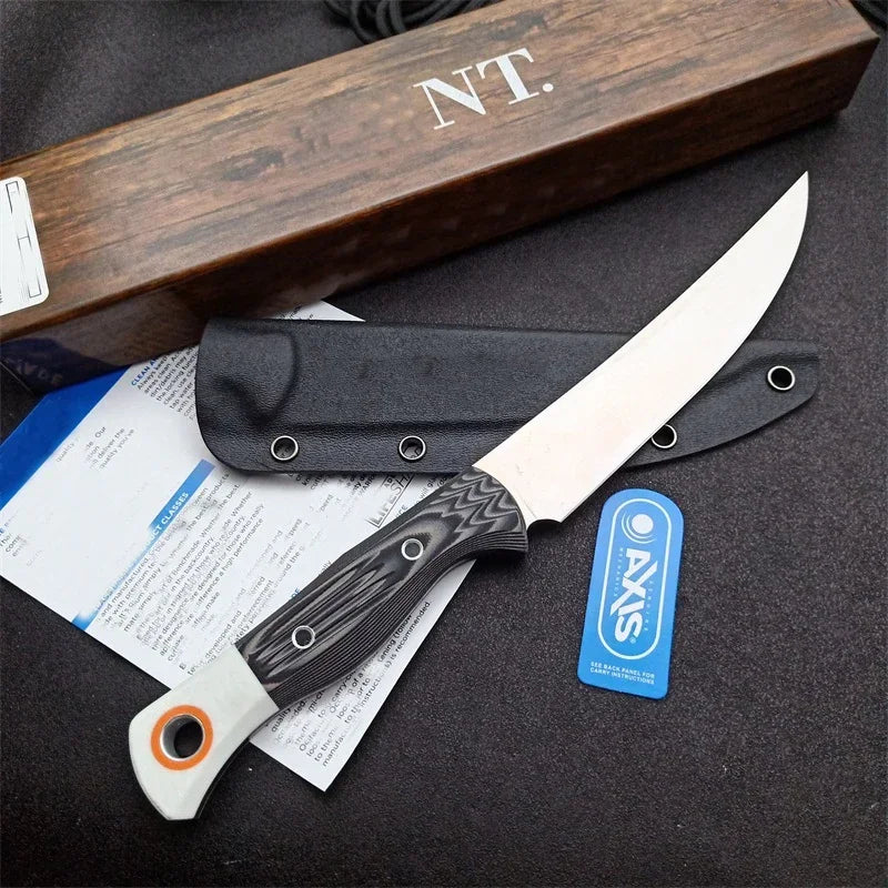 BM Knives 15500-1K Bench S45VN blade Steel Made Hunt Fixed Knife G10 handle outdoor camping hunting pocket