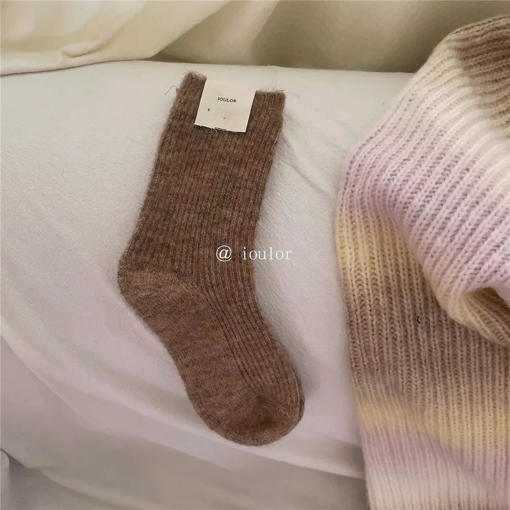 Women Socks Solid Socks for Male Men Socks Against Cold Snow Terry Socks Wholesale