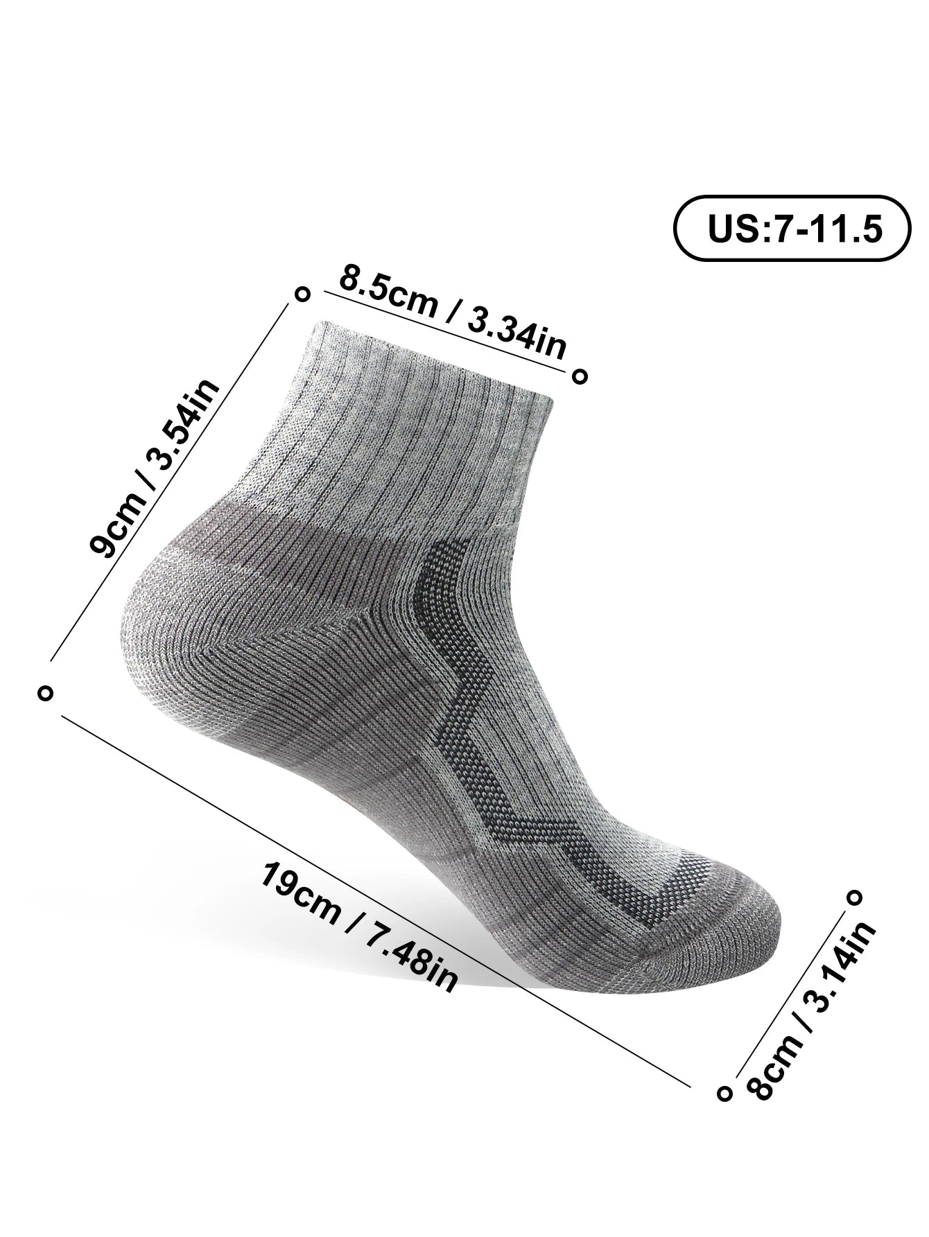 WRELS Merino Wool Thermal Socks Winter Warm Ski Hiking Snowboarding Climbing Compression Sports Socks Thick Merino Wool Socks