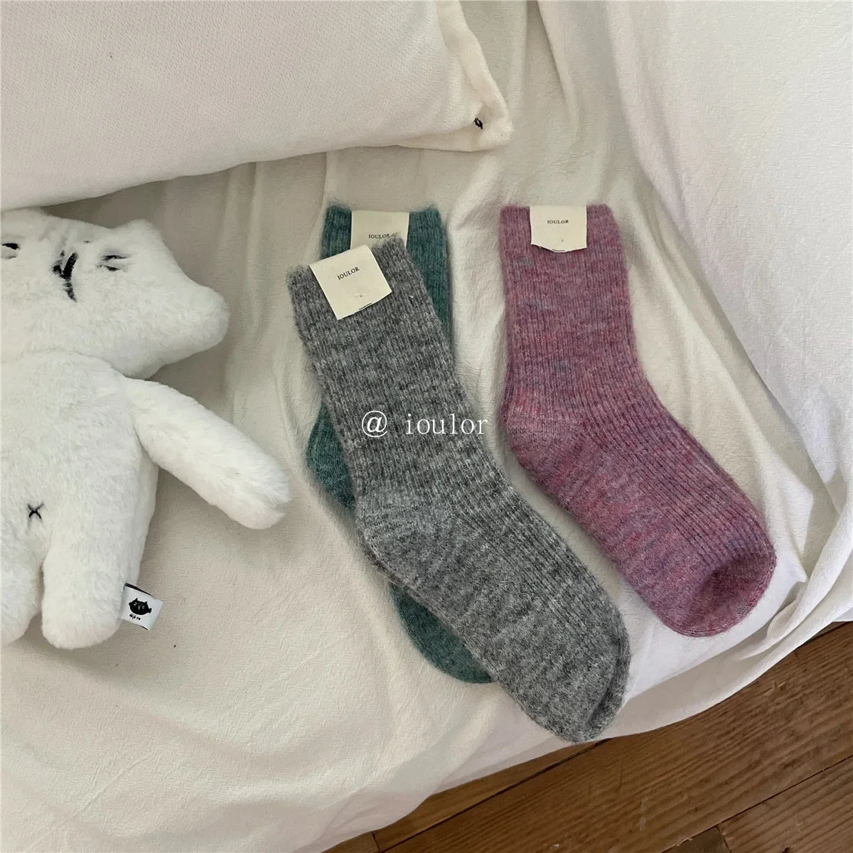 Women Socks Solid Socks for Male Men Socks Against Cold Snow Terry Socks Wholesale