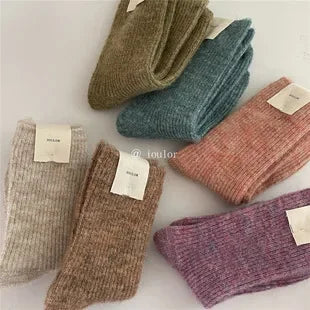 Women Socks Solid Socks for Male Men Socks Against Cold Snow Terry Socks Wholesale