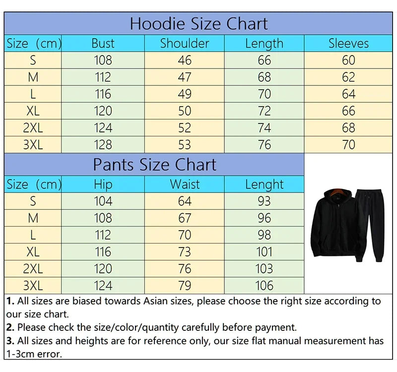 New in Women Tracksuit Trend Printing Hooded Sweatshirts Pants 2Pcs Set Casual Zipper Overcoat Suit Daily Clothing Autumn Winter