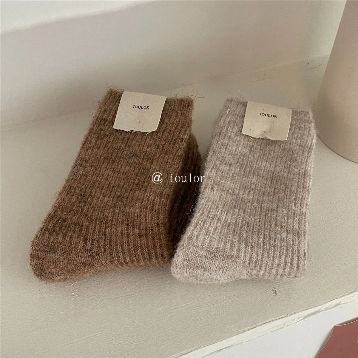 Women Socks Solid Socks for Male Men Socks Against Cold Snow Terry Socks Wholesale
