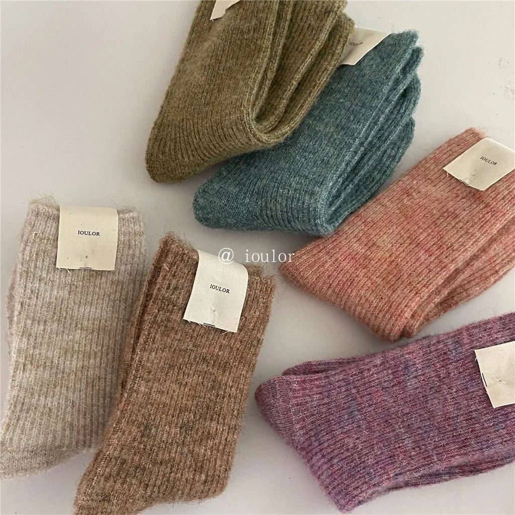 Women Socks Solid Socks for Male Men Socks Against Cold Snow Terry Socks Wholesale