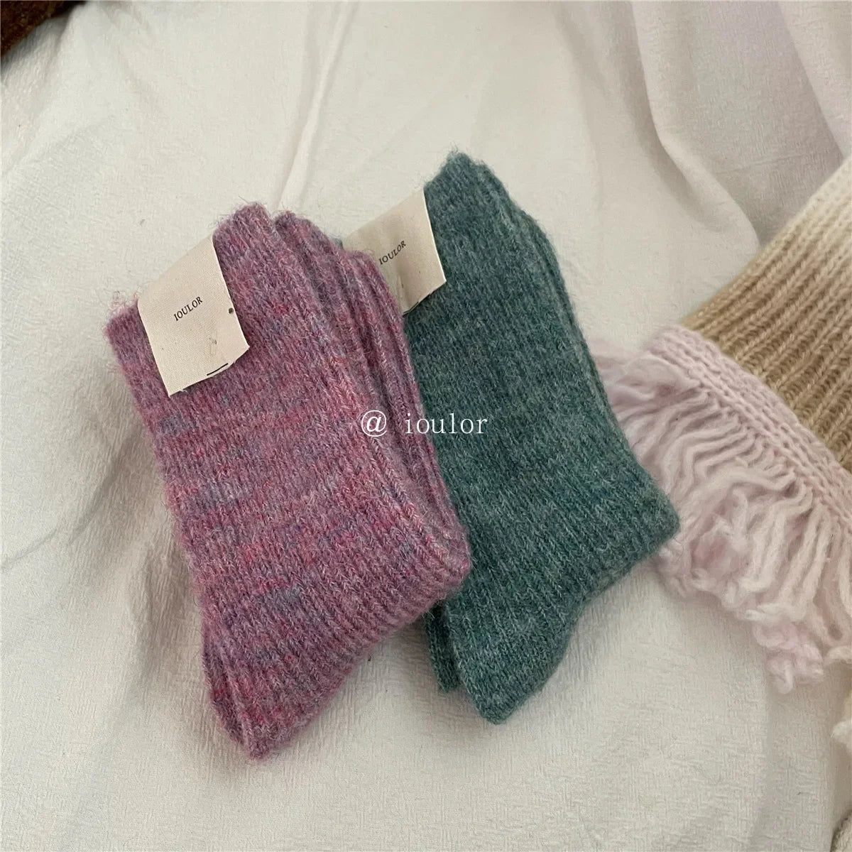 Women Socks Solid Socks for Male Men Socks Against Cold Snow Terry Socks Wholesale