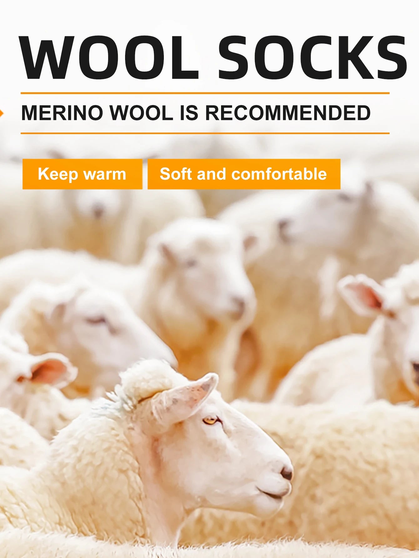 WRELS Merino Wool Thermal Socks Winter Warm Ski Hiking Snowboarding Climbing Compression Sports Socks Thick Merino Wool Socks