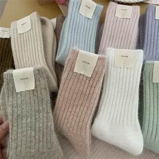 Women Socks Solid Socks for Male Men Socks Against Cold Snow Terry Socks Wholesale