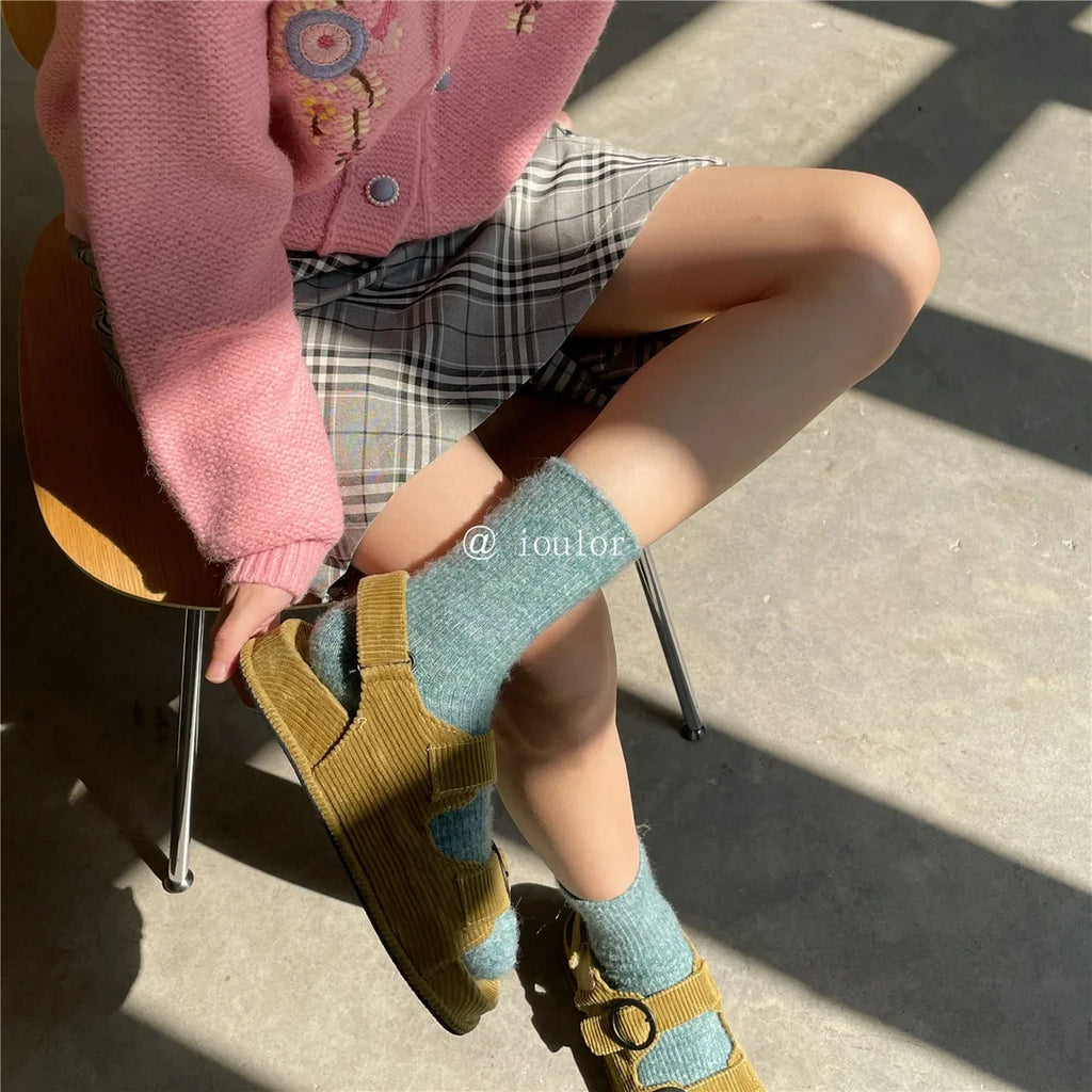 Women Socks Solid Socks for Male Men Socks Against Cold Snow Terry Socks Wholesale