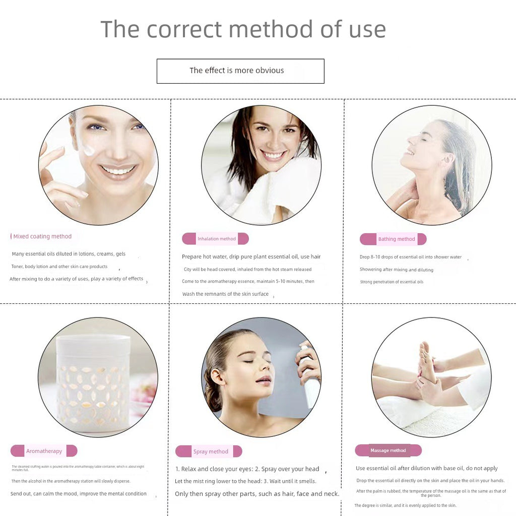 Aroma Diffuser Essential Oil Aromatherapy Replenisher Mint Rosemary Lemongrass Lavender Rose Single Mosquito Repellent Organic Essence Oil