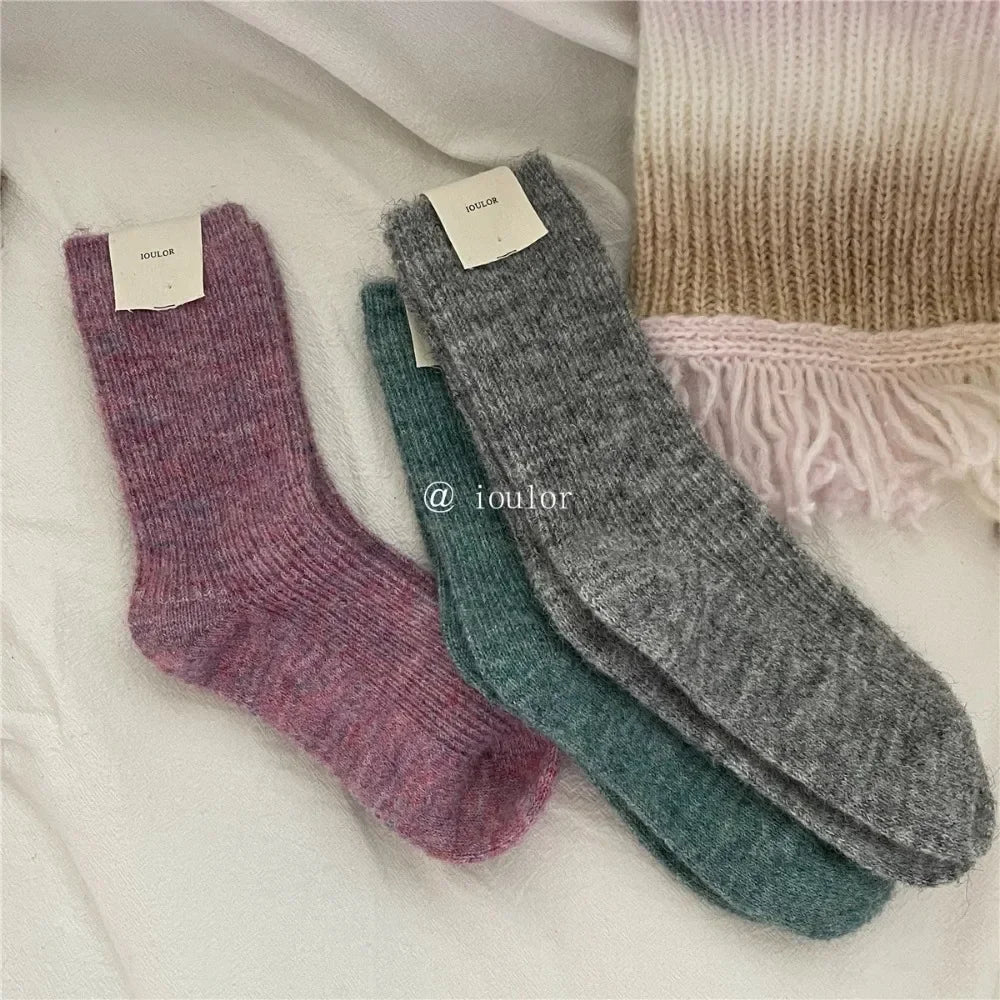 Women Socks Solid Socks for Male Men Socks Against Cold Snow Terry Socks Wholesale