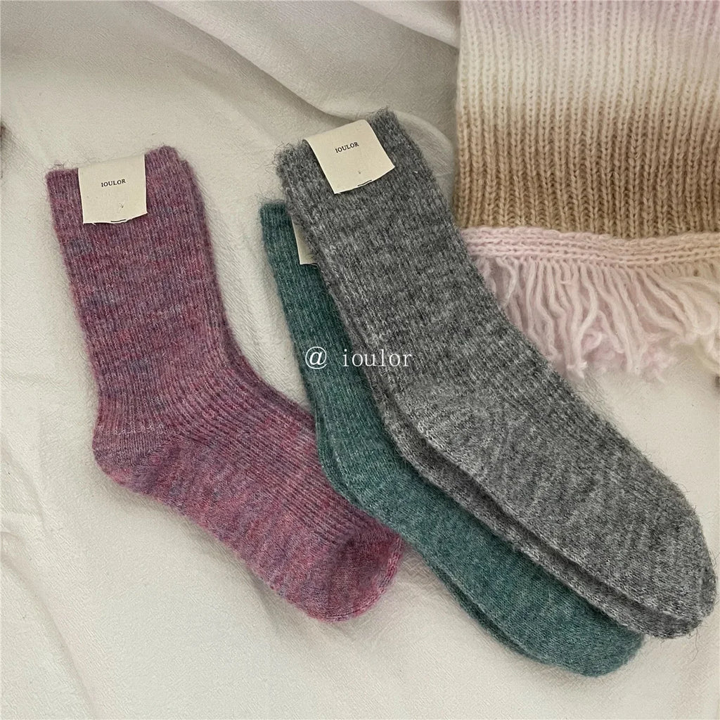 Women Socks Solid Socks for Male Men Socks Against Cold Snow Terry Socks Wholesale