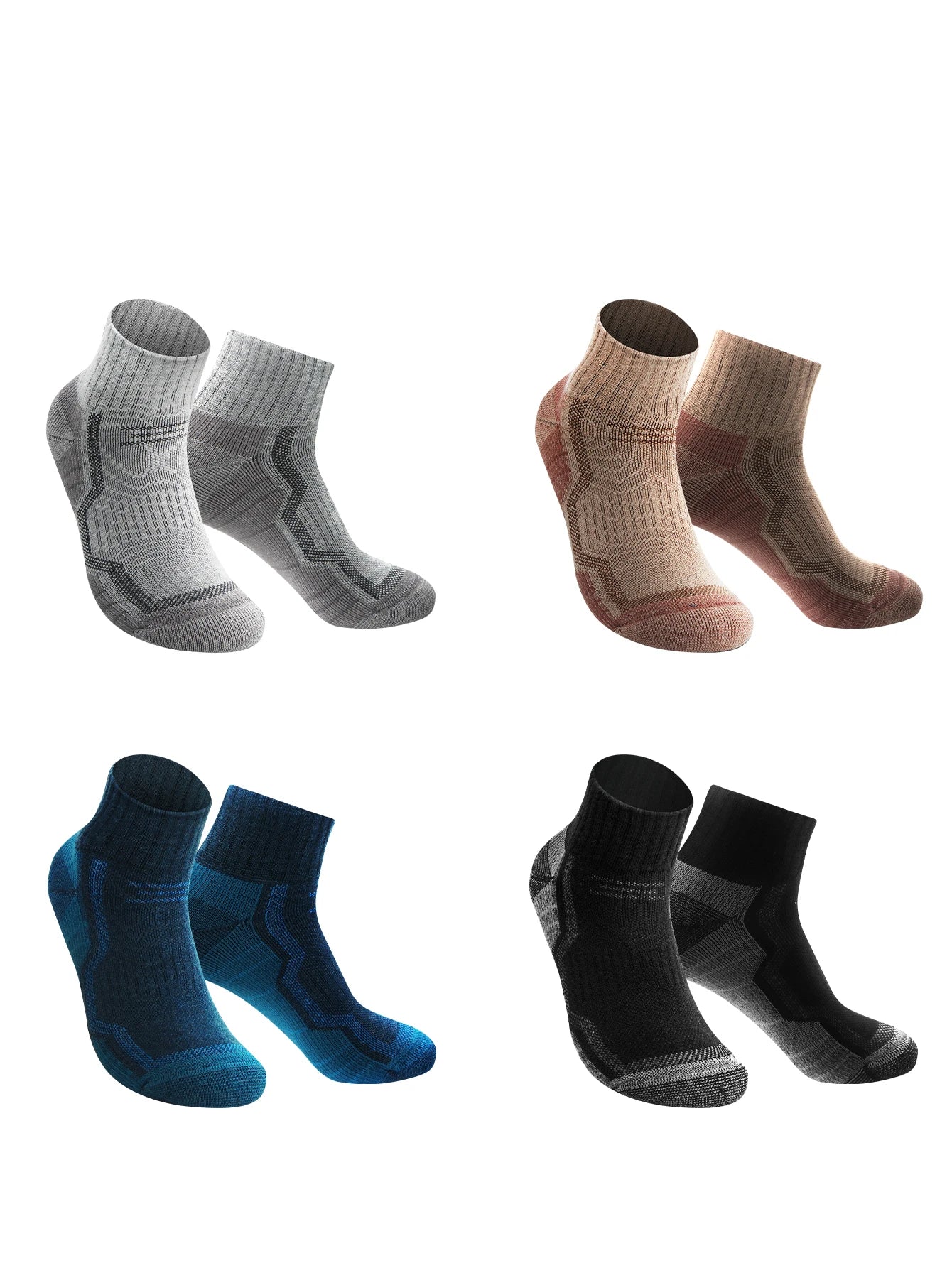 WRELS Merino Wool Thermal Socks Winter Warm Ski Hiking Snowboarding Climbing Compression Sports Socks Thick Merino Wool Socks