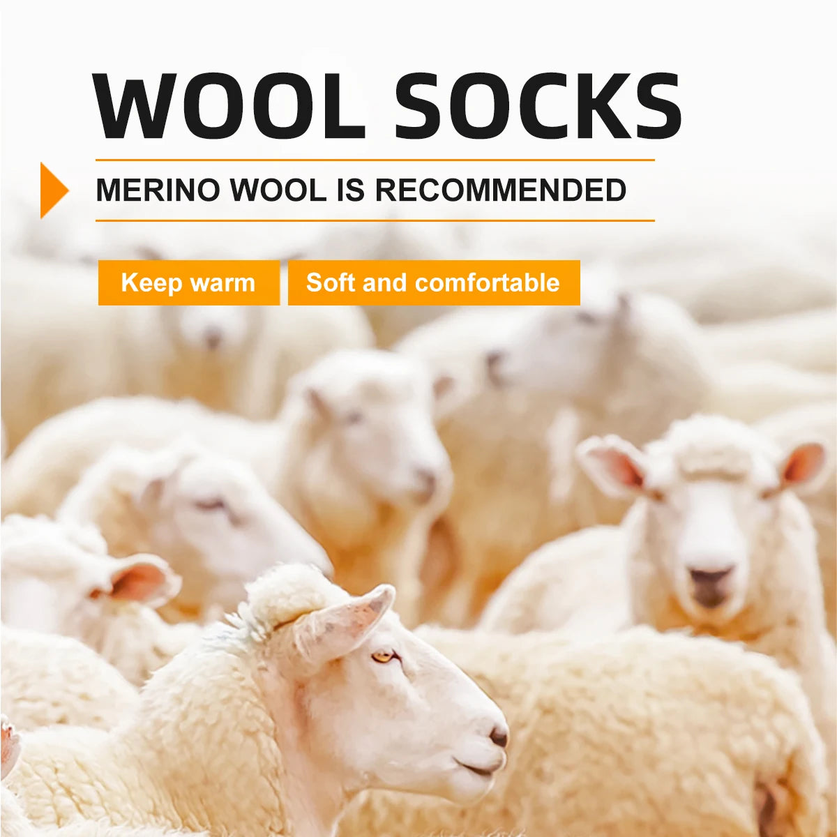 WRELS Merino Wool Thermal Socks Winter Warm Ski Hiking Snowboarding Climbing Compression Sports Socks Thick Merino Wool Socks