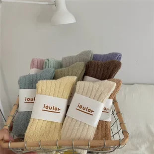 Women Socks Solid Socks for Male Men Socks Against Cold Snow Terry Socks Wholesale