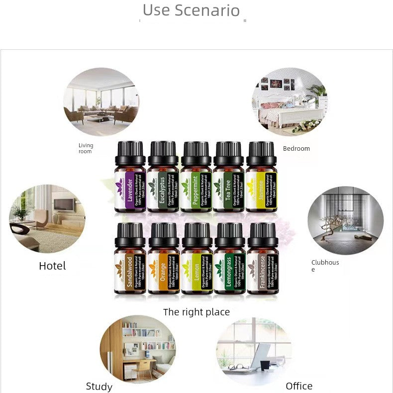 Aroma Diffuser Essential Oil Aromatherapy Replenisher Mint Rosemary Lemongrass Lavender Rose Single Mosquito Repellent Organic Essence Oil