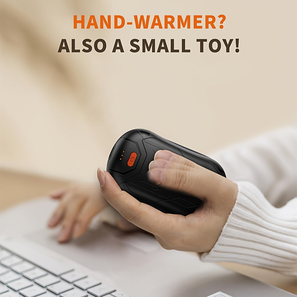 2pcs Rechargeable Hand Warmers - Wireless USB Pocket Warmer with 15 Hour Battery Life, Adjustable Temperature for Hunting, Golf, Camping & Skiing - Perfect Christmas Gift, Flagship 2024, Carnival