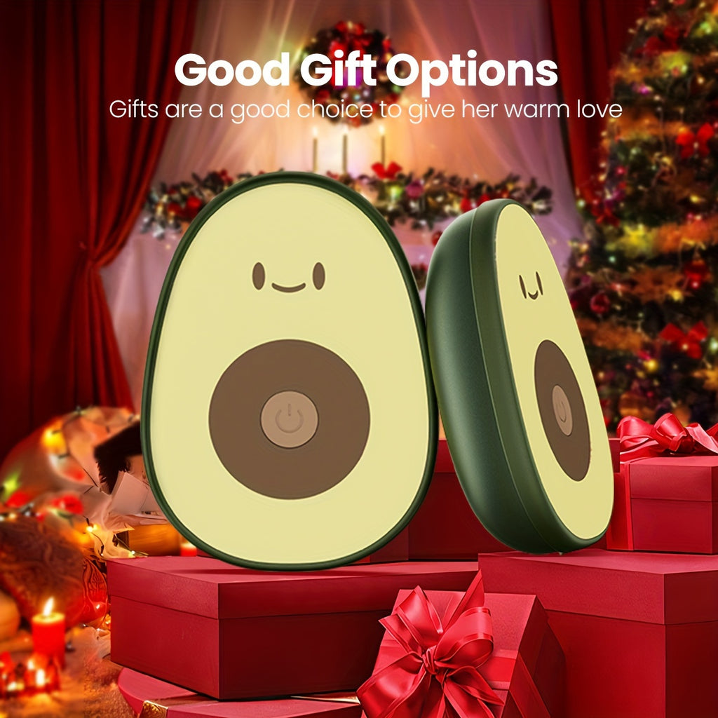 2pcs Magnetic Hand Warmers, 4000mAh Rechargeable Hand Warmer, 3 Heat Settings Electric Pocket Portable Hand Heater Gifts For Women, Men, Outdoor, Camping, Hunting Green