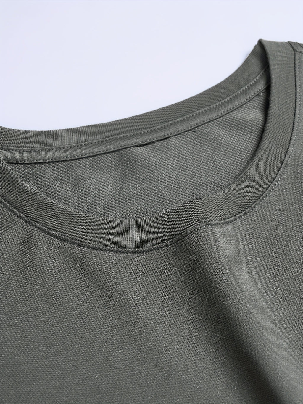 Men's Graphic Tee with PSALMS 91 & Ring Pattern Print - Trendy Summer Clothes for Men